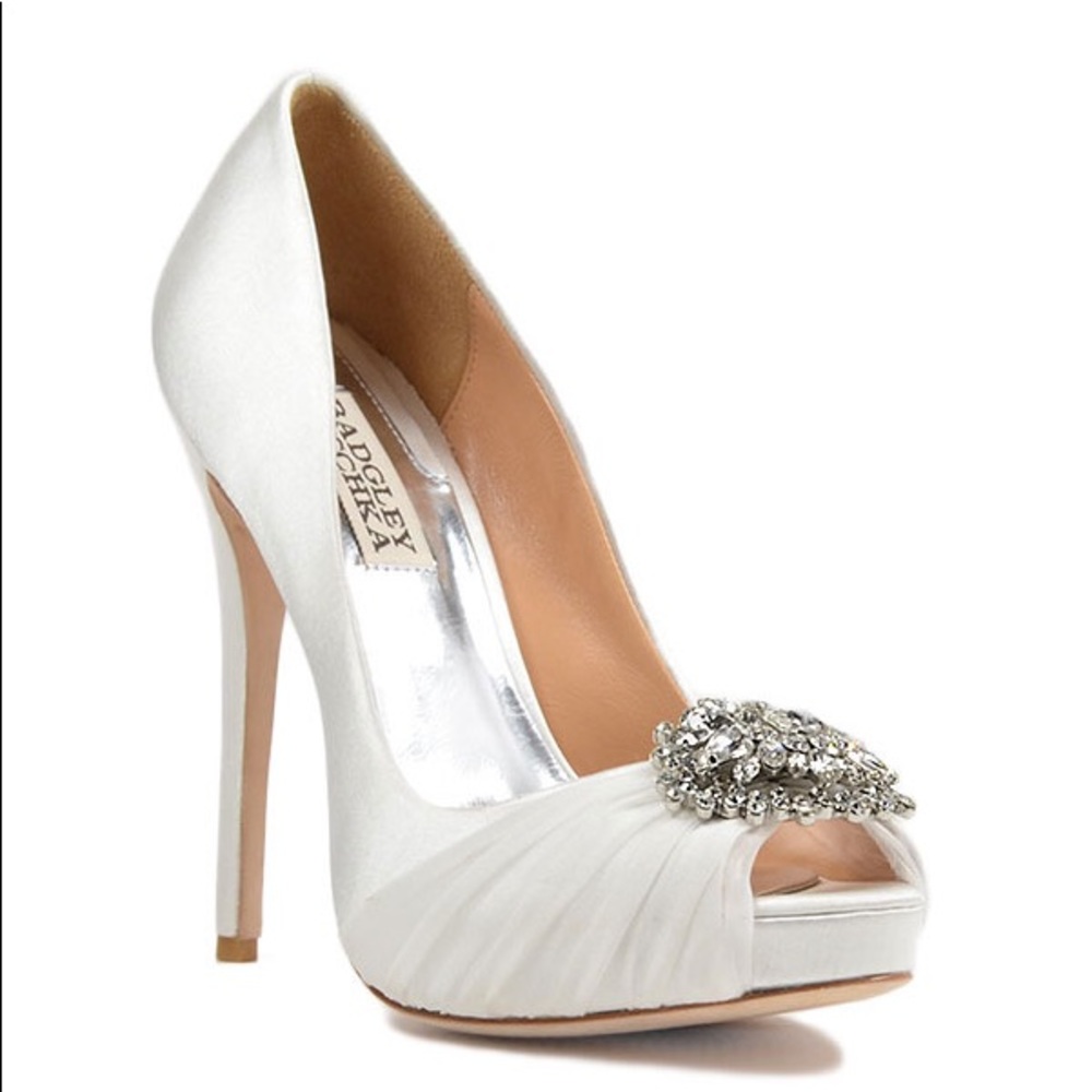 COPY - Badgley Mischka Pettal Crystal Pump Evenin…